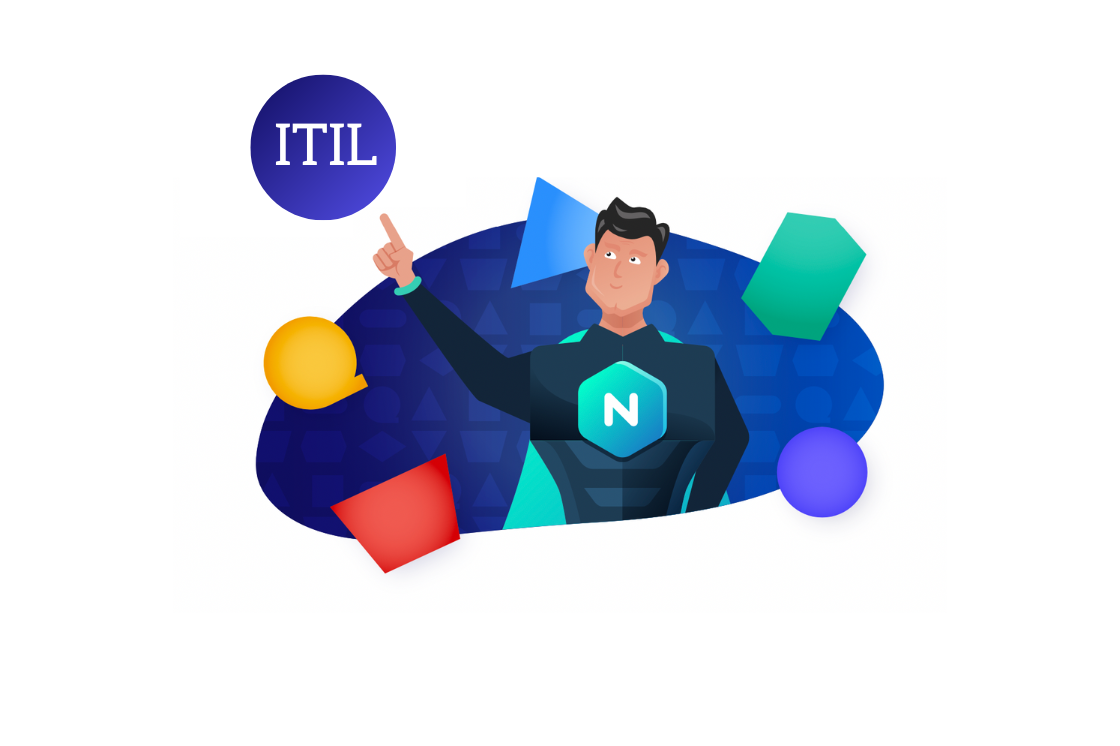 Ned from Navvia pointing to the ITIL organizational structure icon