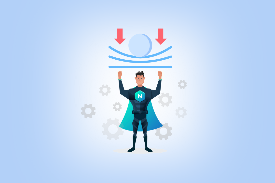 Illustration of a superhero with an 